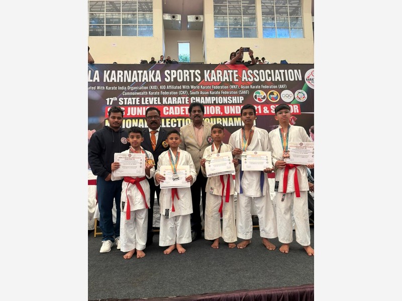 Glorious Performance at the 17th State-Level Karate Championship 2026