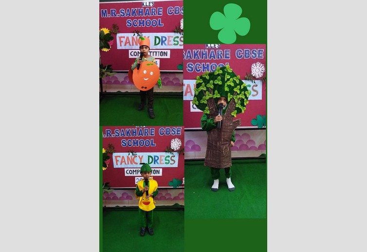 Fancy Dress competition on the eve of Environment Day for UKG