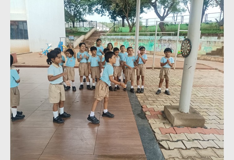 Hoops Funny games conducted for Grade 1