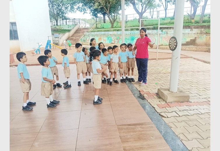 Hoops Funny games conducted for Grade 1