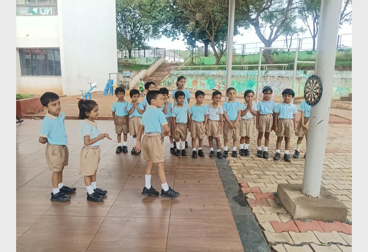 Hoops Funny games conducted for Grade 1