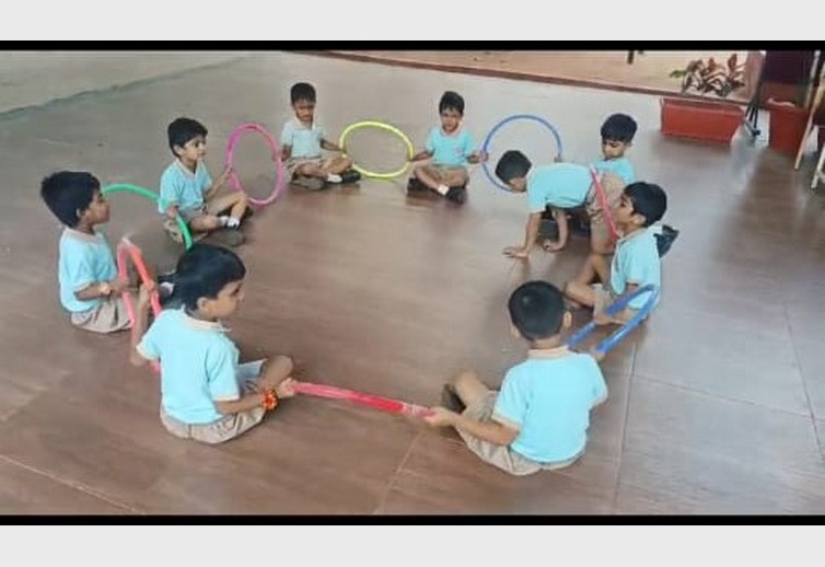 Hoops Funny games conducted for Grade 1