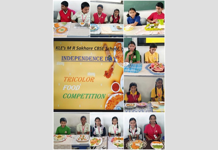 Tricolor food making competition