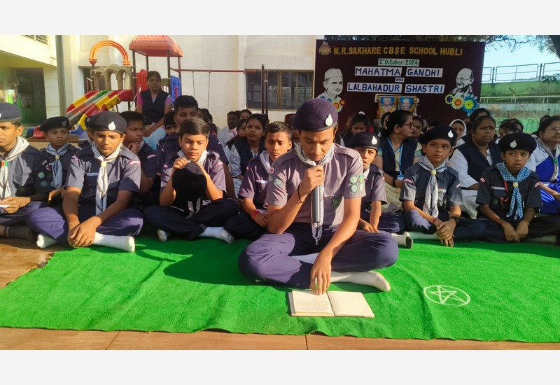 Celebration of Mahatma Gandhi and Lal Bahadur Shastri's Birth Anniversaries