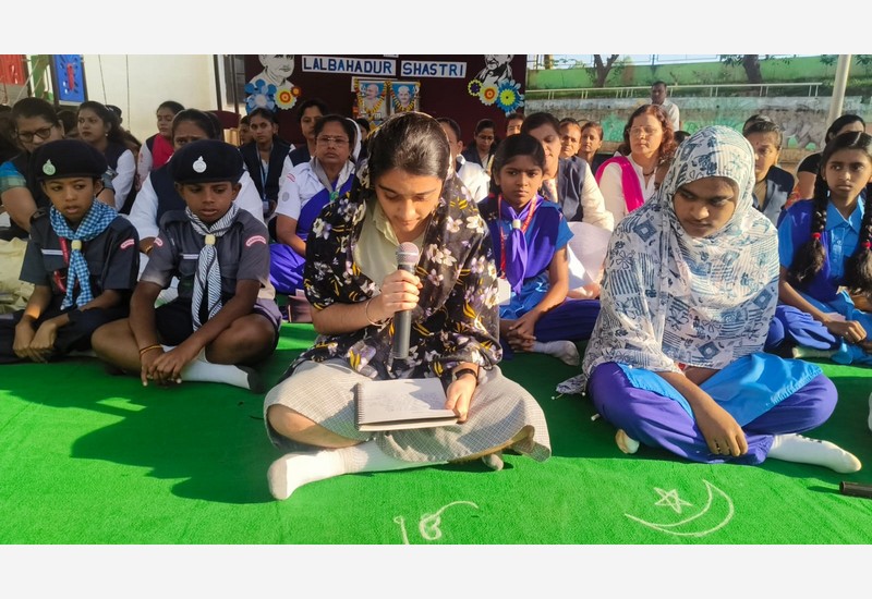 Celebration of Mahatma Gandhi and Lal Bahadur Shastri's Birth Anniversaries