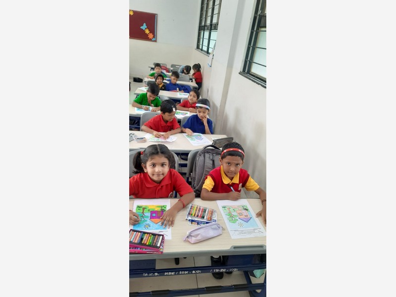Drawing competition for Grade 1