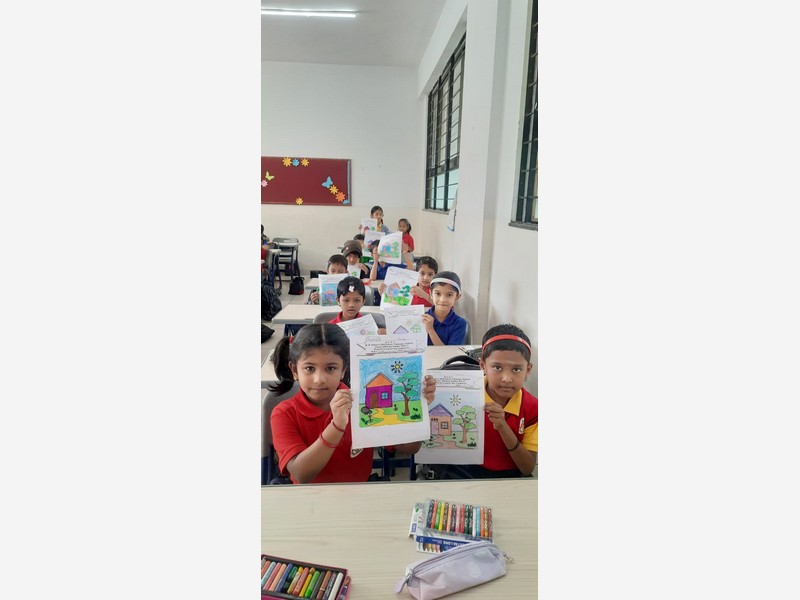 Drawing competition for Grade 1