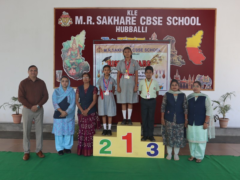 Top Academic Performers – Mid Term Examination 2025–26 (UKG–5)