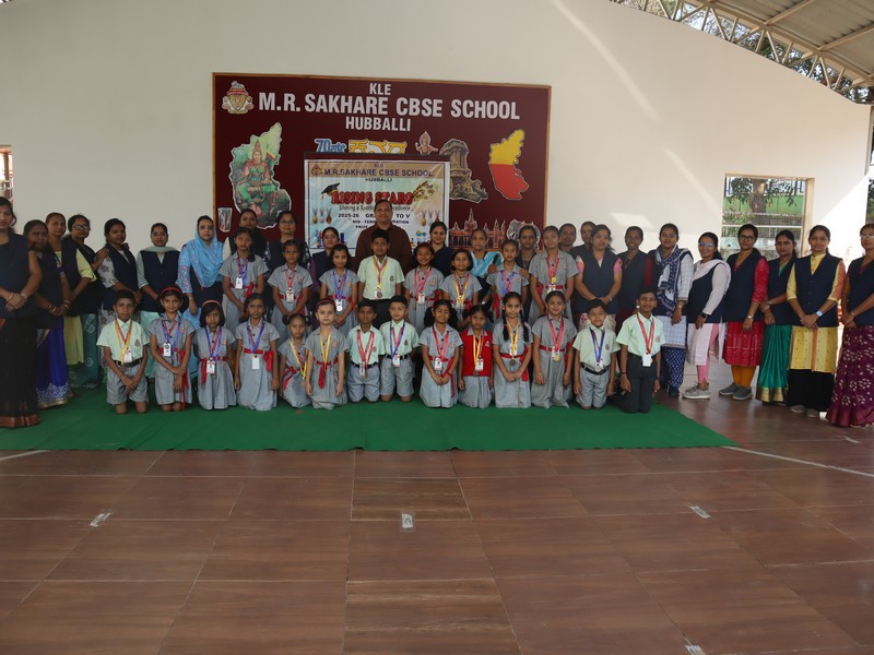 Top Academic Performers – Mid Term Examination 2025–26 (UKG–5)