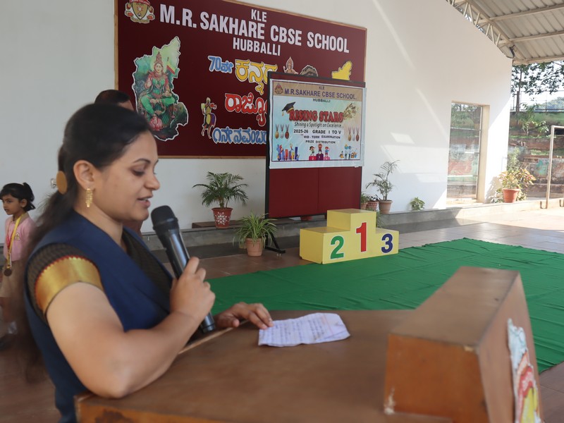 Top Academic Performers – Mid Term Examination 2025–26 (UKG–5)