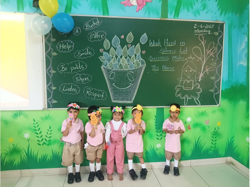 A Grand Welcome Back at KLE M.R. Sakhare CBSE School!