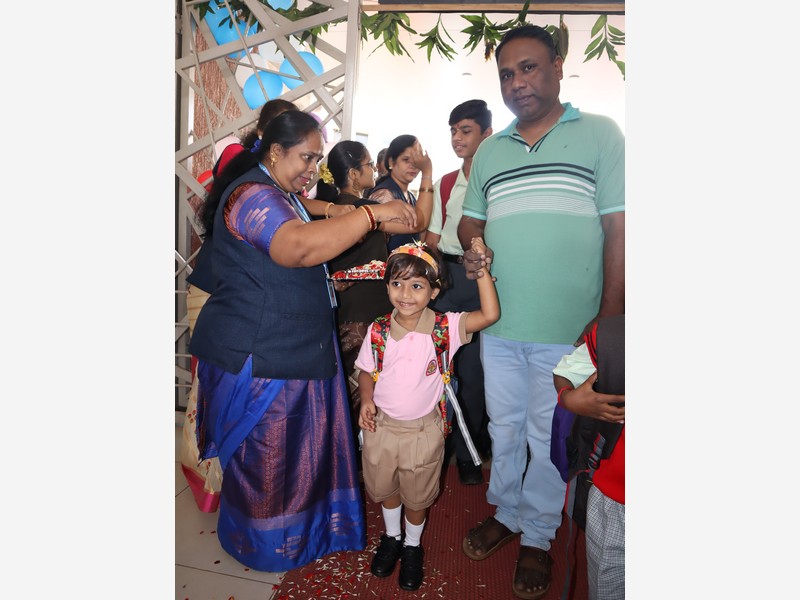 A Grand Welcome Back at KLE M.R. Sakhare CBSE School!
