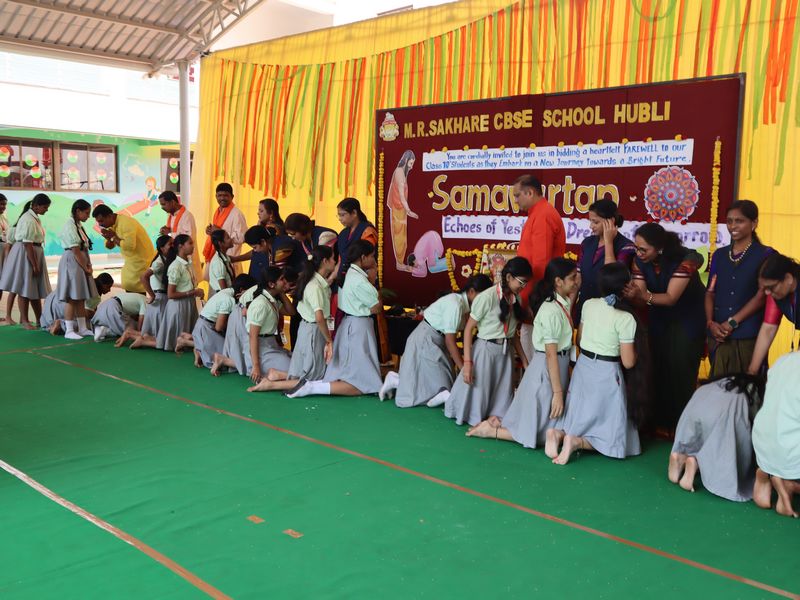 Saraswati Pooja Celebration with Out 10th Grade Students