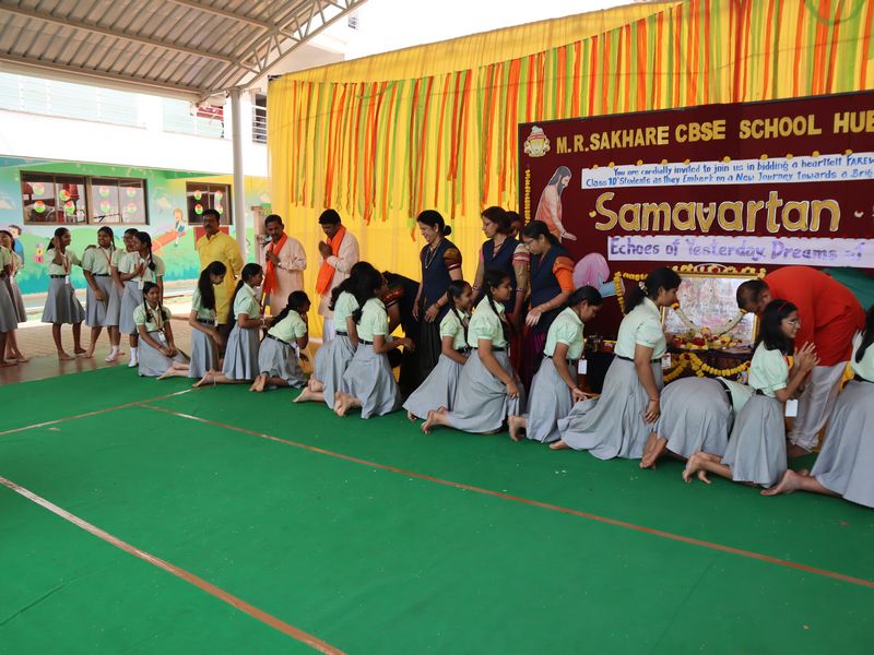 Saraswati Pooja Celebration with Out 10th Grade Students