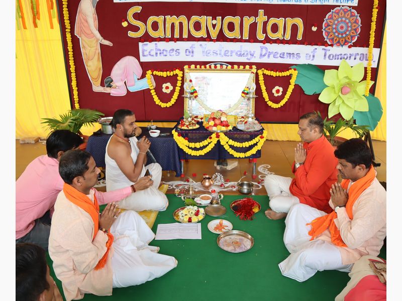 Saraswati Pooja Celebration with Out 10th Grade Students
