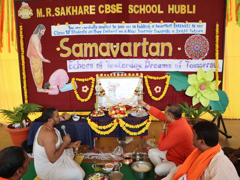 Saraswati Pooja Celebration with Out 10th Grade Students