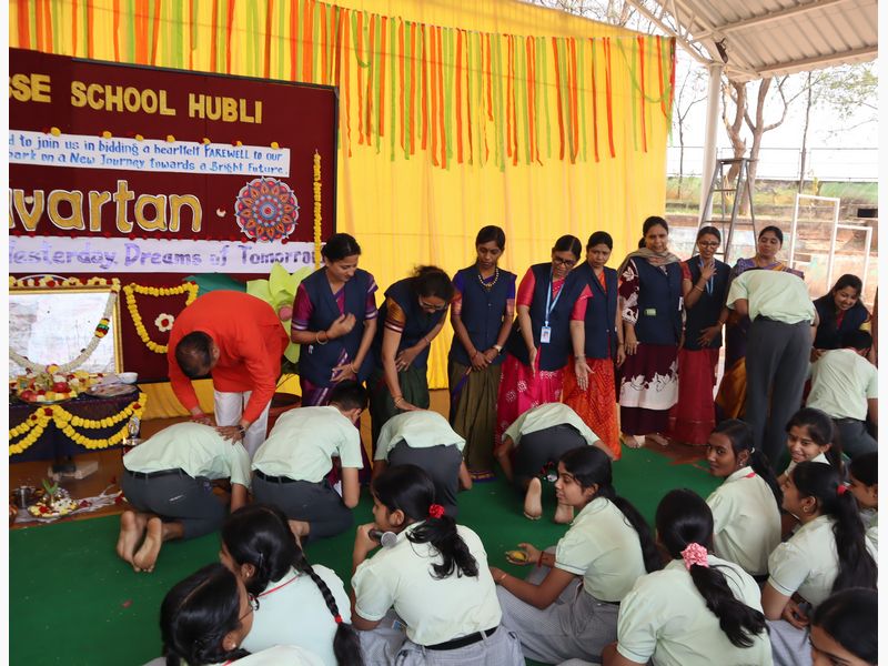 Saraswati Pooja Celebration with Out 10th Grade Students