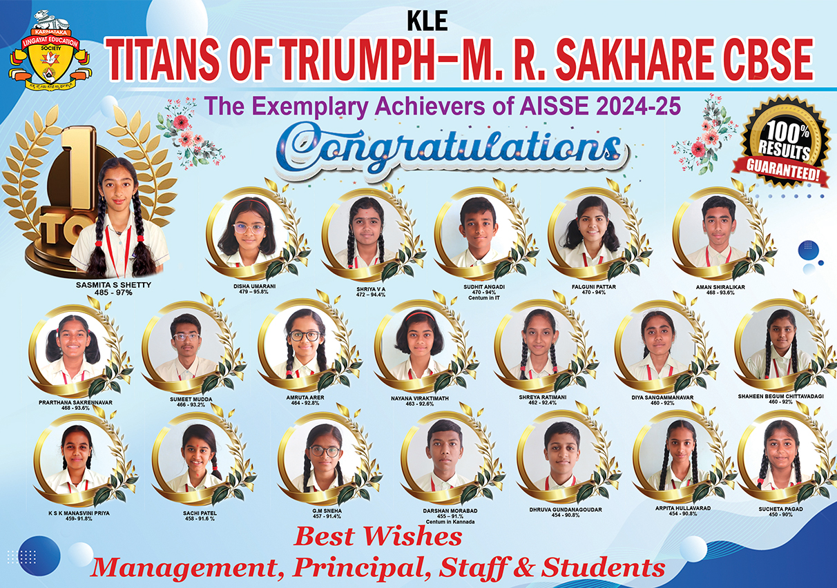 outstanding performance in the A.I.S.S. Exam - 2023-2024