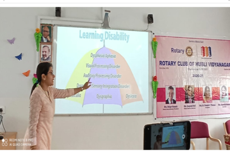 Topic : Specific Learning DisabilityResource Person :Mrs. Sneha R,  PRT 
